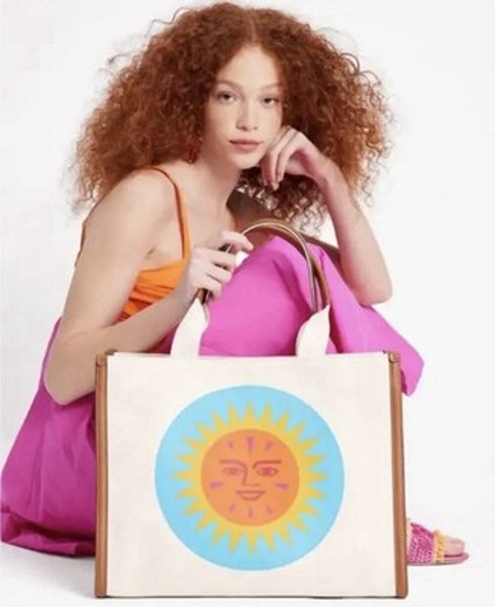 Alexander Girard x Kate Spade New York Canvas Large Tote KB935